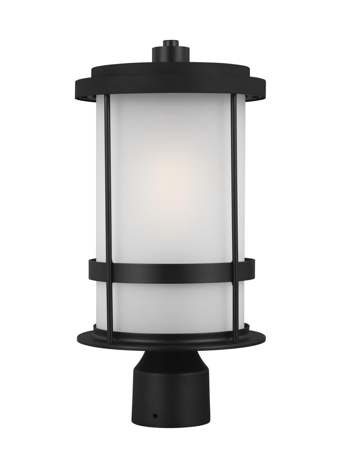 Generation Lighting - 8290901EN3-12 - One Light Outdoor Post Lantern - Wilburn - Black
