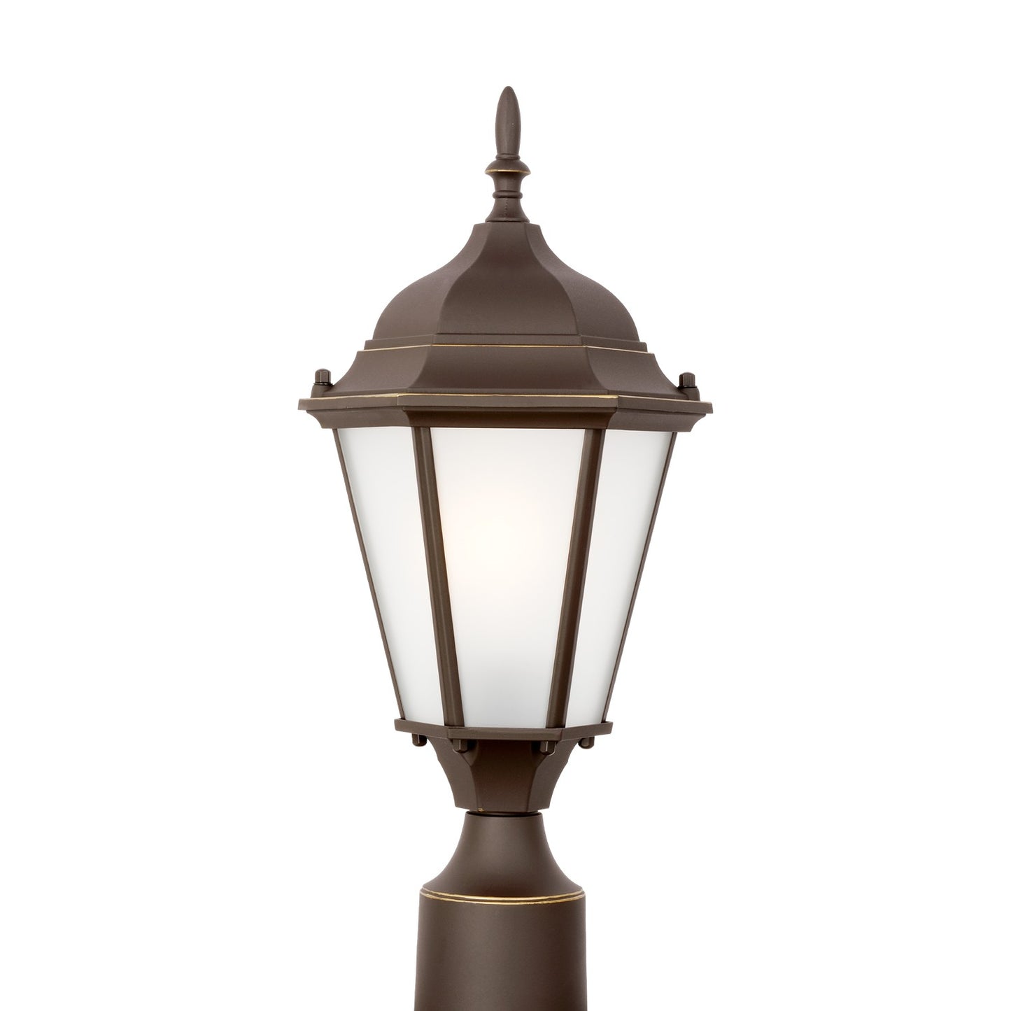 Bakersville One Light Outdoor Post Lantern in Antique Bronze