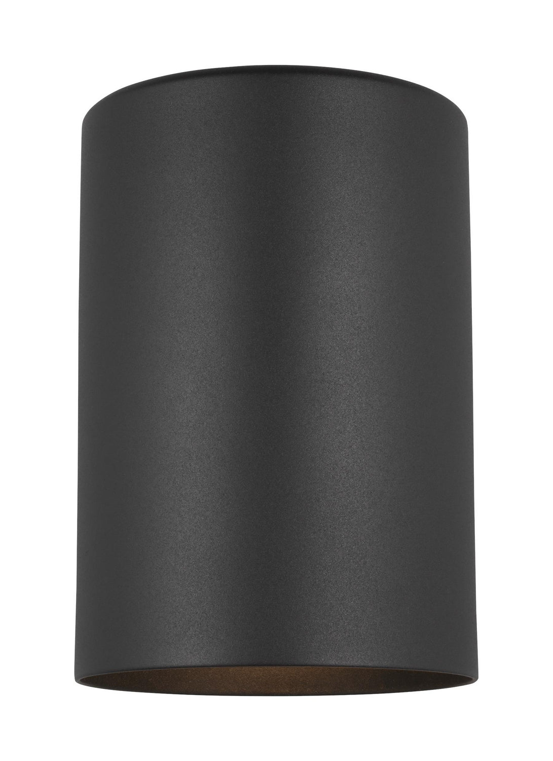 Outdoor Cylinders One Light Outdoor Wall Lantern in Black