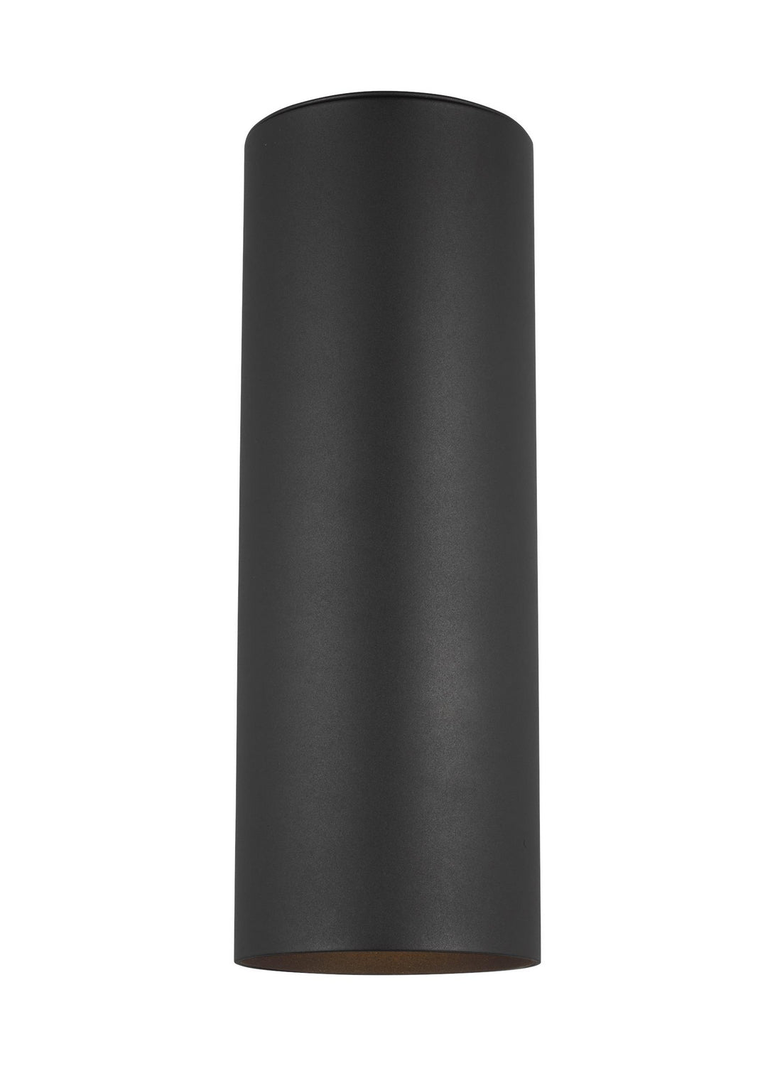 Outdoor Cylinders Two Light Outdoor Wall Lantern in Black