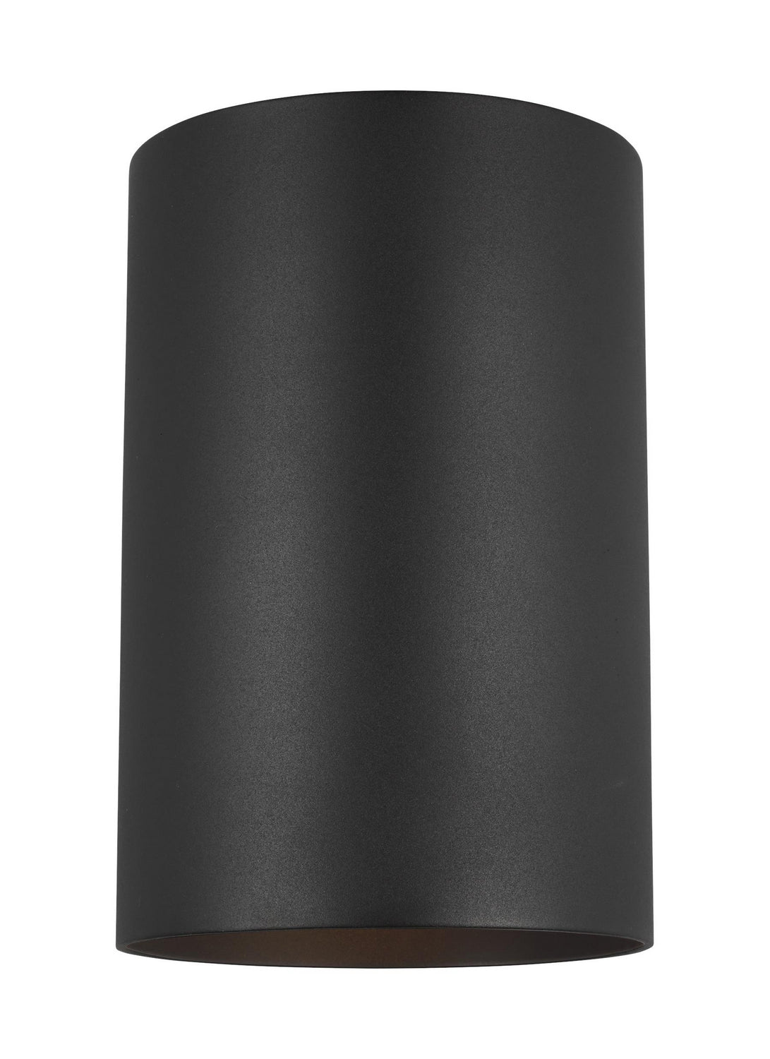 Outdoor Cylinders One Light Outdoor Wall Lantern in Black