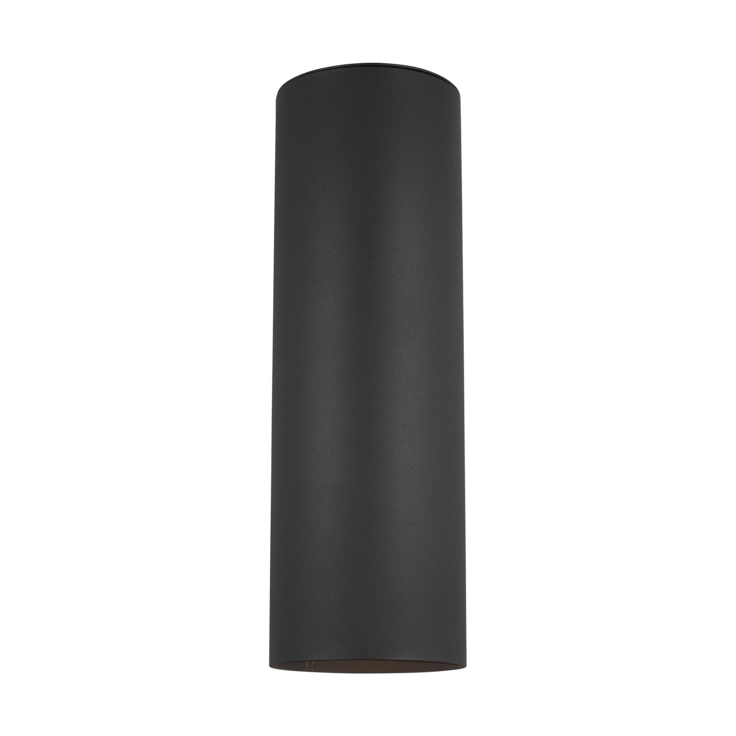 Outdoor Cylinders Two Light Outdoor Wall Lantern in Black