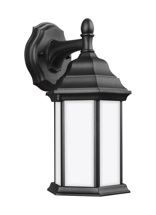 Generation Lighting - 8338751-12 - One Light Outdoor Wall Lantern - Sevier - Black