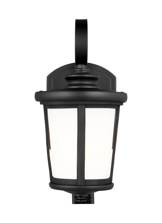 Eddington One Light Outdoor Wall Lantern in Black