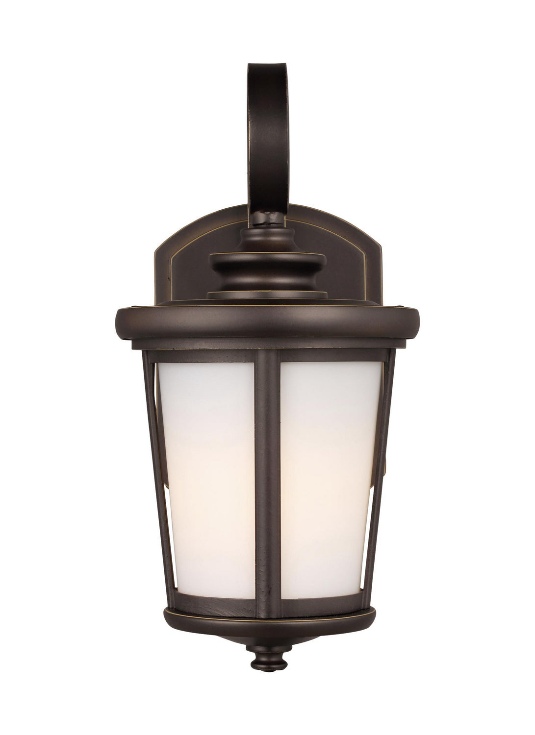 Eddington One Light Outdoor Wall Lantern in Antique Bronze