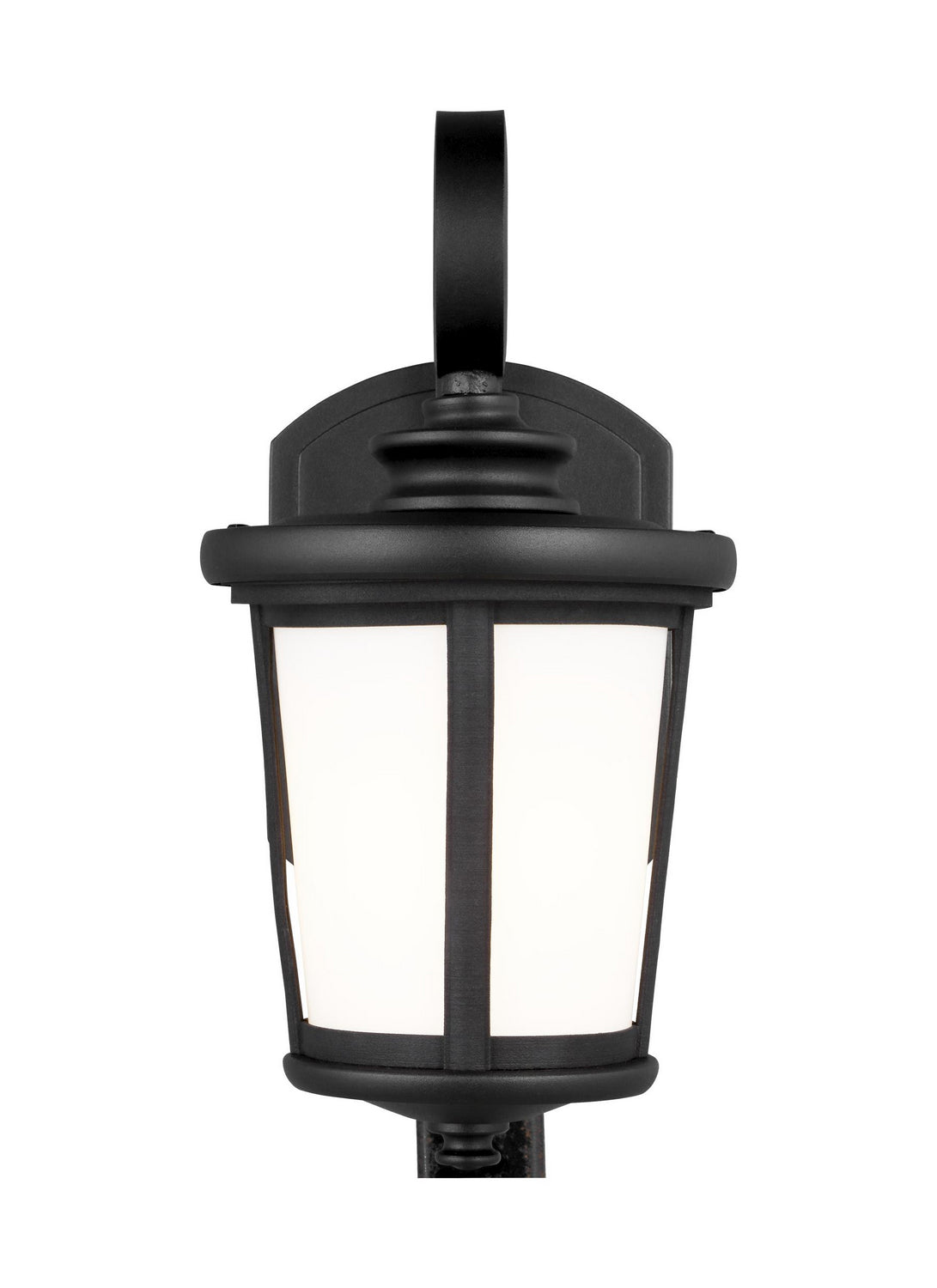 Eddington One Light Outdoor Wall Lantern in Black