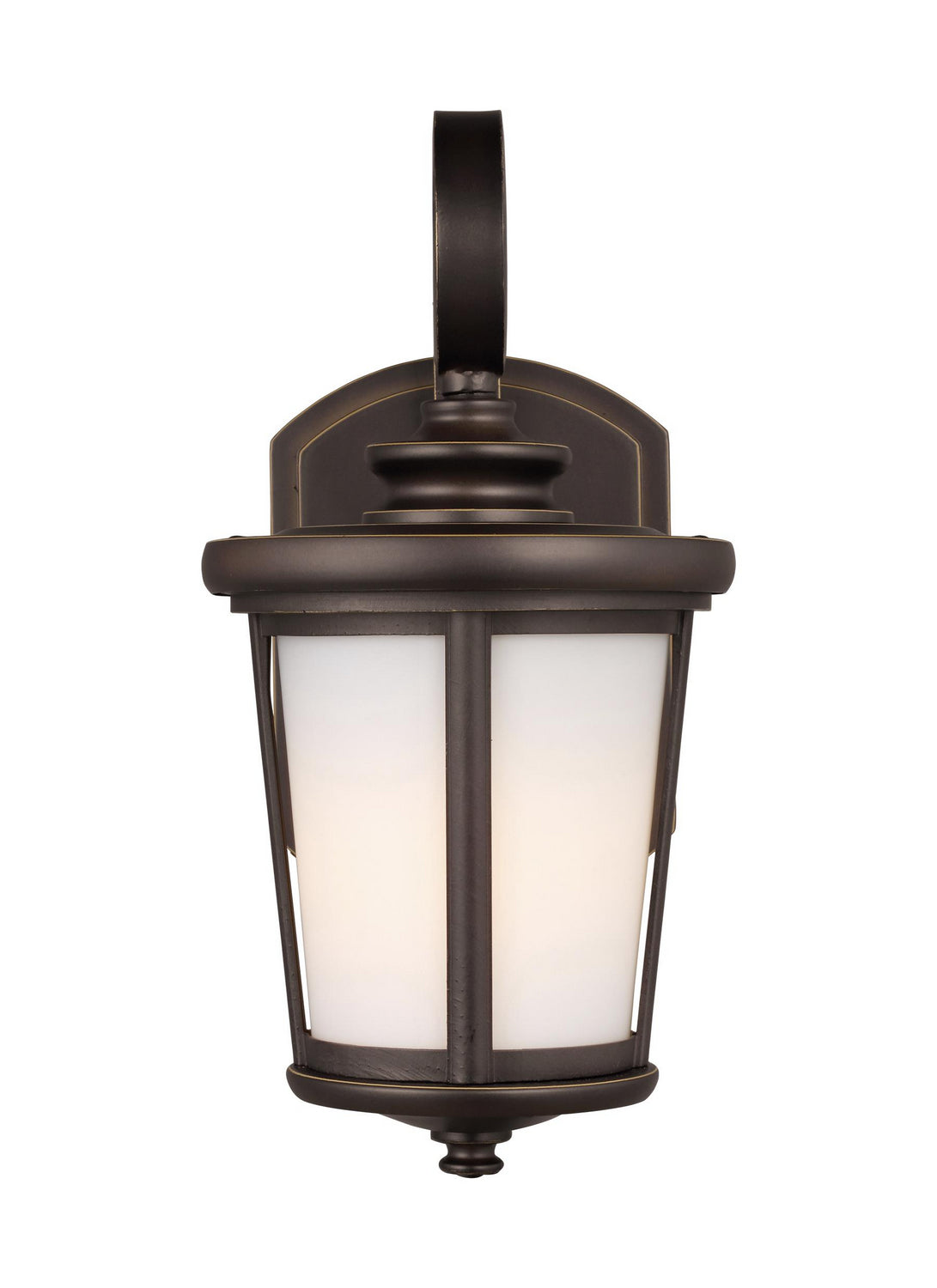 Eddington One Light Outdoor Wall Lantern in Antique Bronze