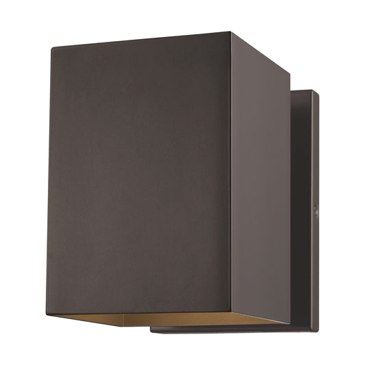 Pohl One Light Outdoor Wall Lantern in Bronze