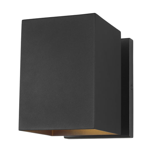 Pohl One Light Outdoor Wall Lantern in Black