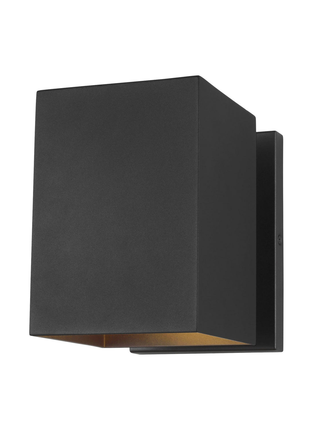 Pohl One Light Outdoor Wall Lantern in Black