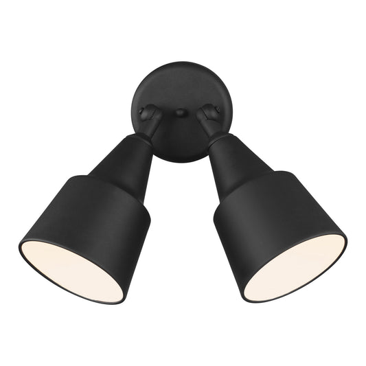 Generation Lighting - 8560702-12 - Two Light Adjustable Swivel Flood Light - Flood Light - Black