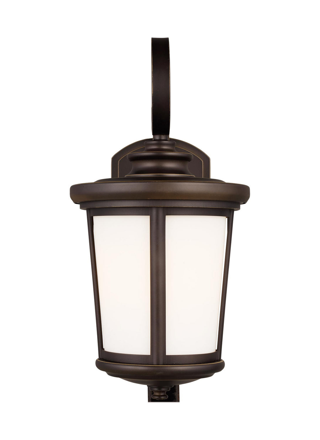 Eddington One Light Outdoor Wall Lantern in Antique Bronze