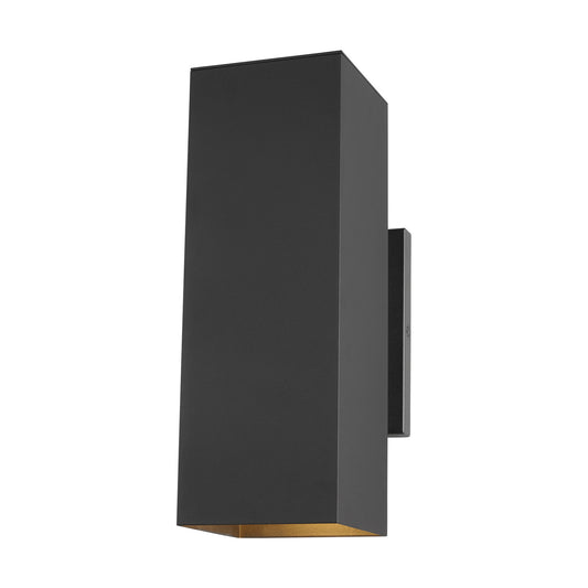 Pohl Two Light Outdoor Wall Lantern in Black