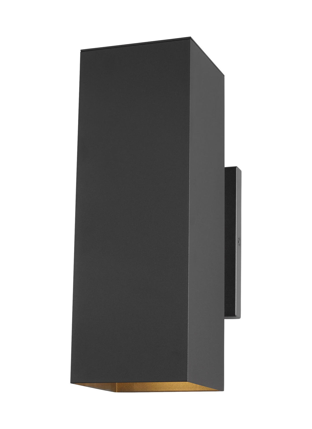 Pohl Two Light Outdoor Wall Lantern in Black
