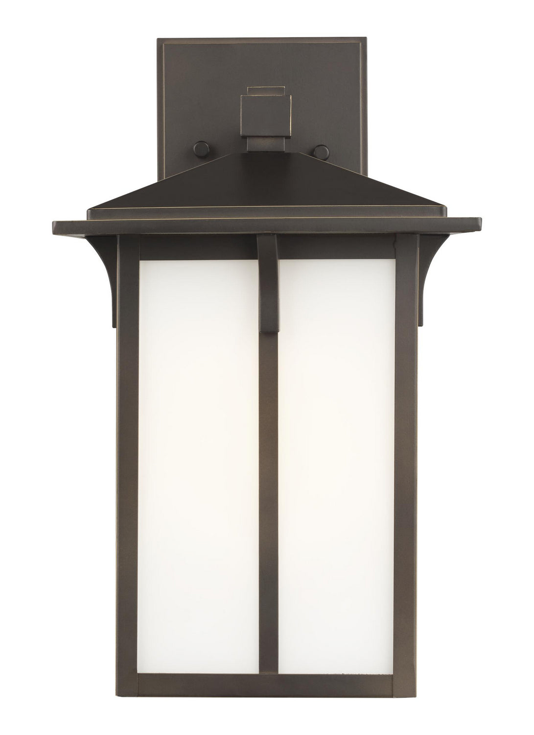 Tomek One Light Outdoor Wall Lantern in Antique Bronze