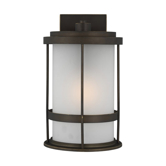 Generation Lighting - 8690901-71 - One Light Outdoor Wall Lantern - Wilburn - Antique Bronze