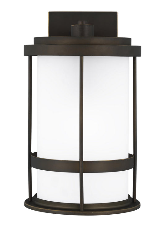Generation Lighting - 8690901DEN3-71 - One Light Outdoor Wall Lantern - Wilburn - Antique Bronze