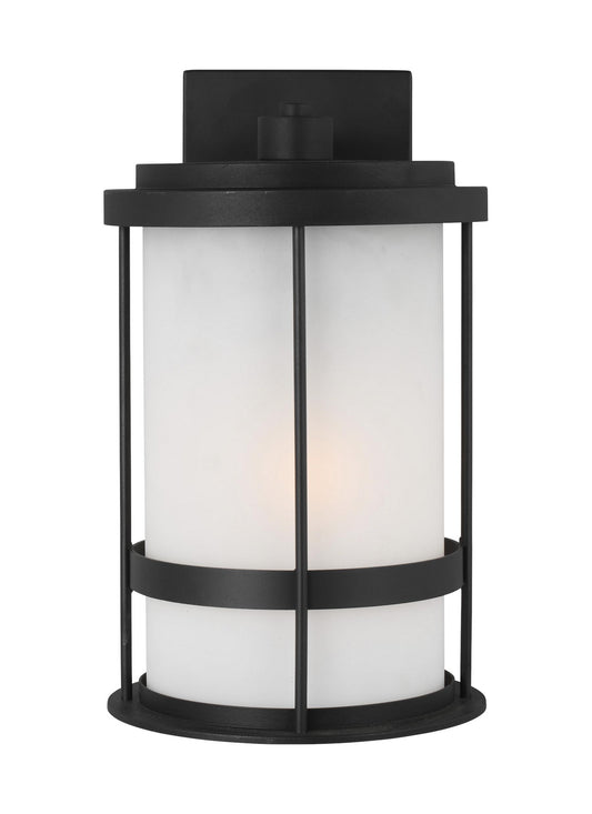 Generation Lighting - 8690901EN3-12 - One Light Outdoor Wall Lantern - Wilburn - Black