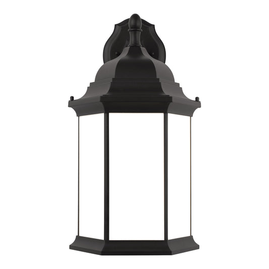 Generation Lighting - 8738751-12 - One Light Outdoor Wall Lantern - Sevier - Black