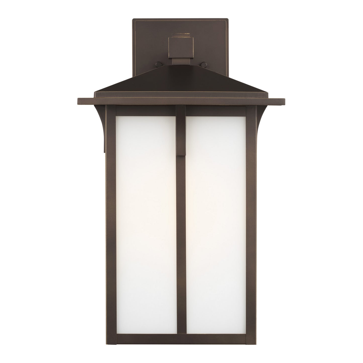 Tomek One Light Outdoor Wall Lantern in Antique Bronze