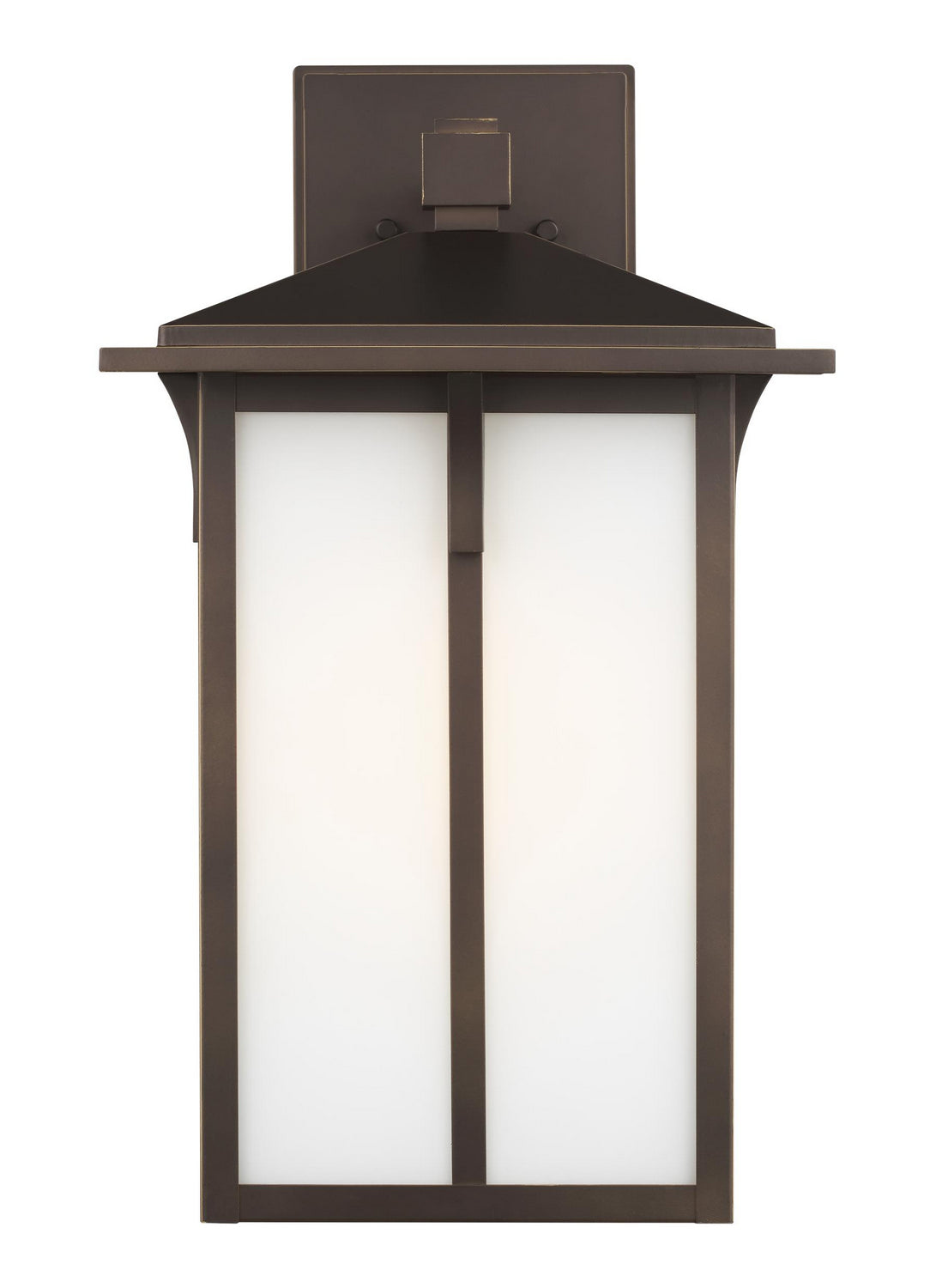 Tomek One Light Outdoor Wall Lantern in Antique Bronze