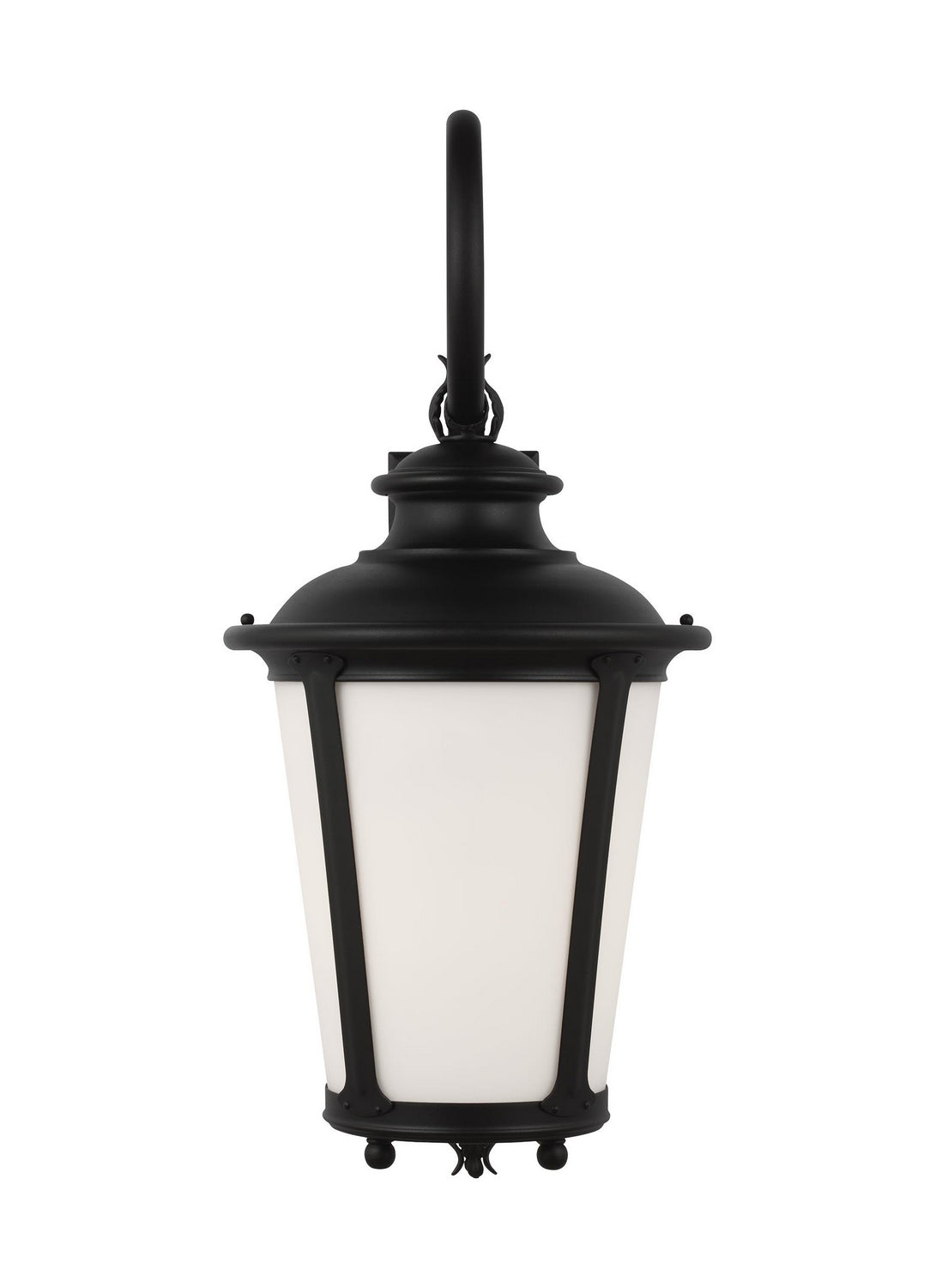 Cape May One Light Outdoor Wall Lantern in Black