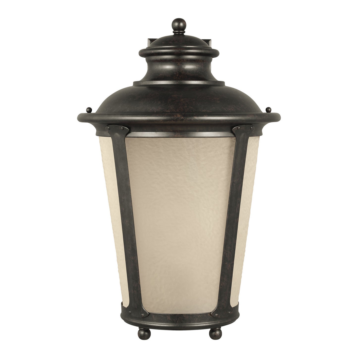 Cape May One Light Outdoor Wall Lantern in Burled Iron