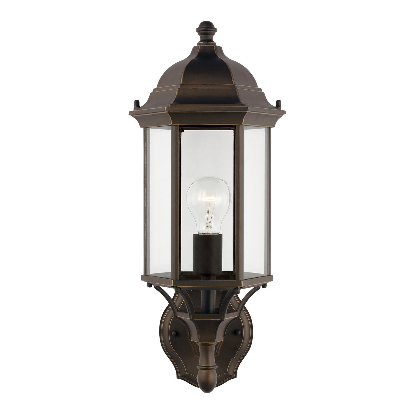 Generation Lighting - 8838701-71 - One Light Outdoor Wall Lantern - Sevier - Antique Bronze