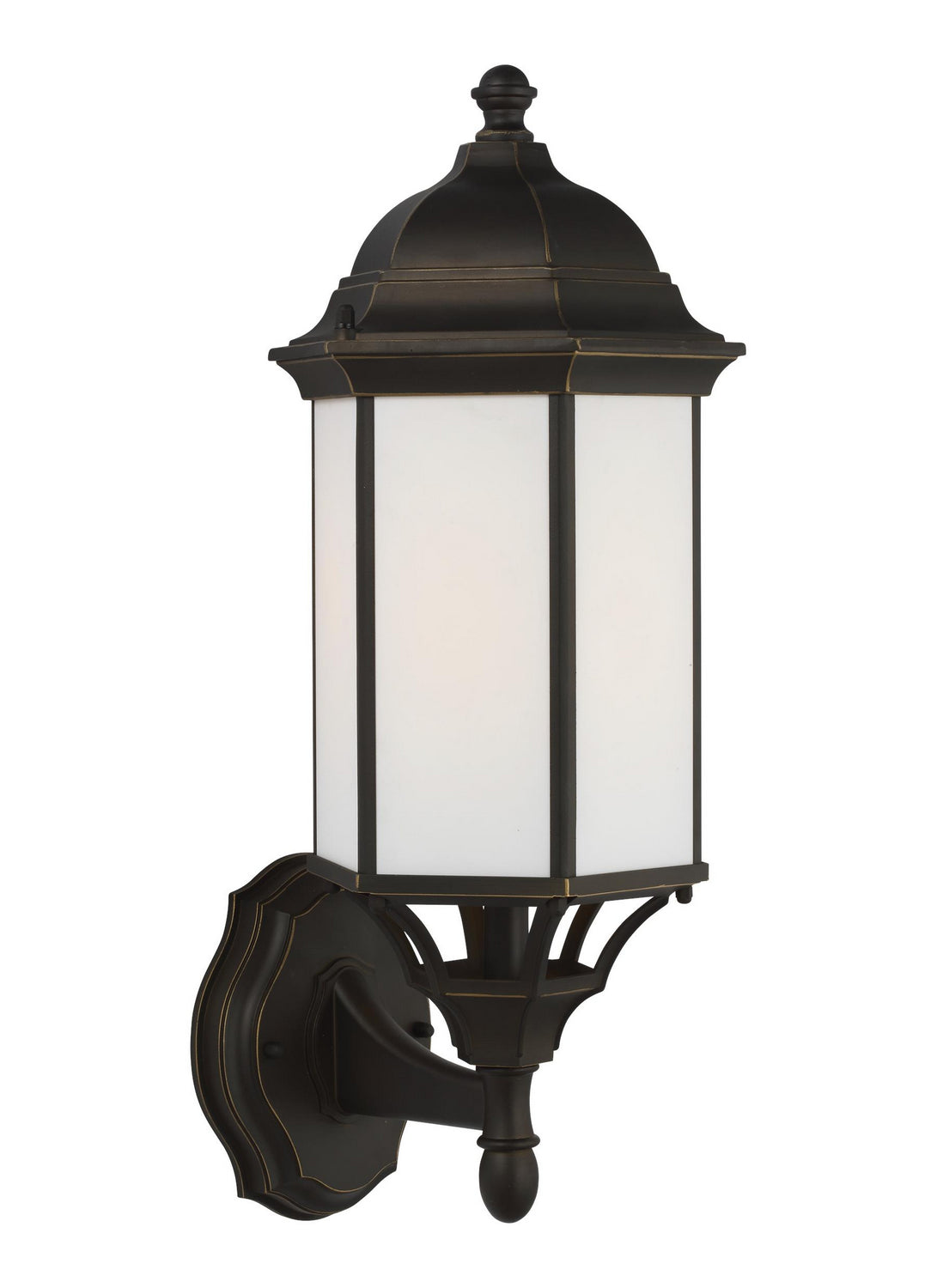 Sevier One Light Outdoor Wall Lantern in Antique Bronze