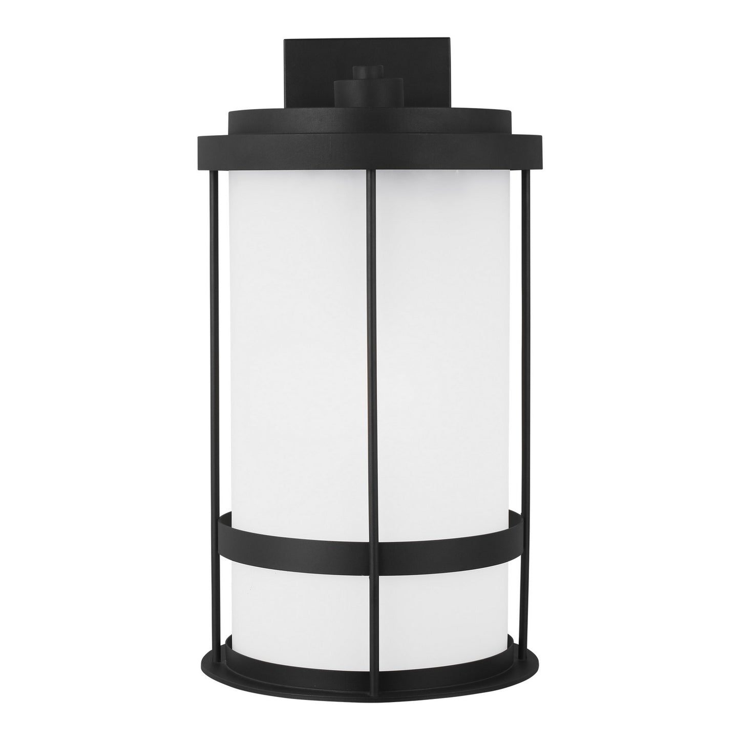 Wilburn One Light Outdoor Wall Lantern in Black