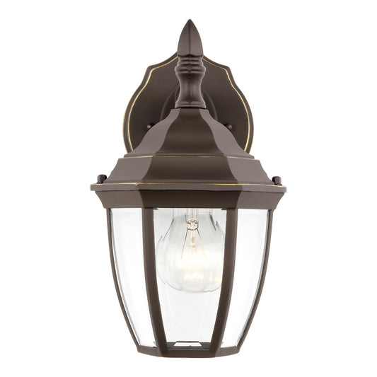 Bakersville One Light Outdoor Wall Lantern in Antique Bronze