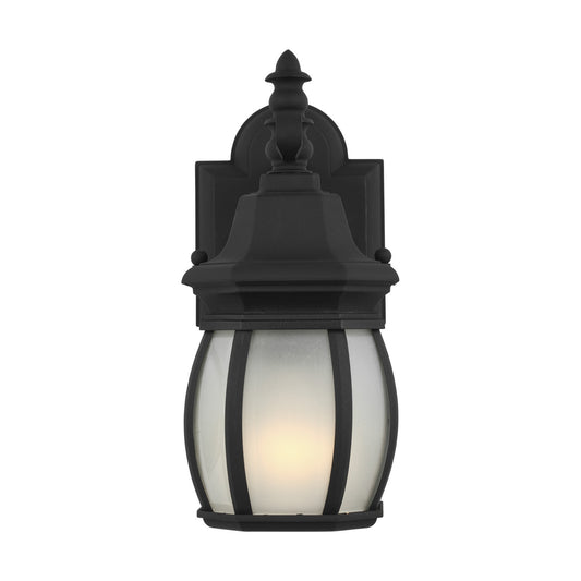 Wynfield One Light Outdoor Wall Lantern in Black