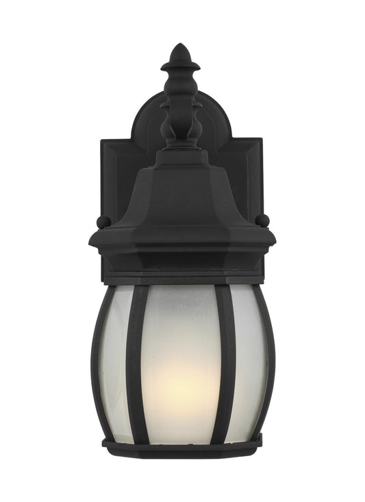 Wynfield One Light Outdoor Wall Lantern in Black