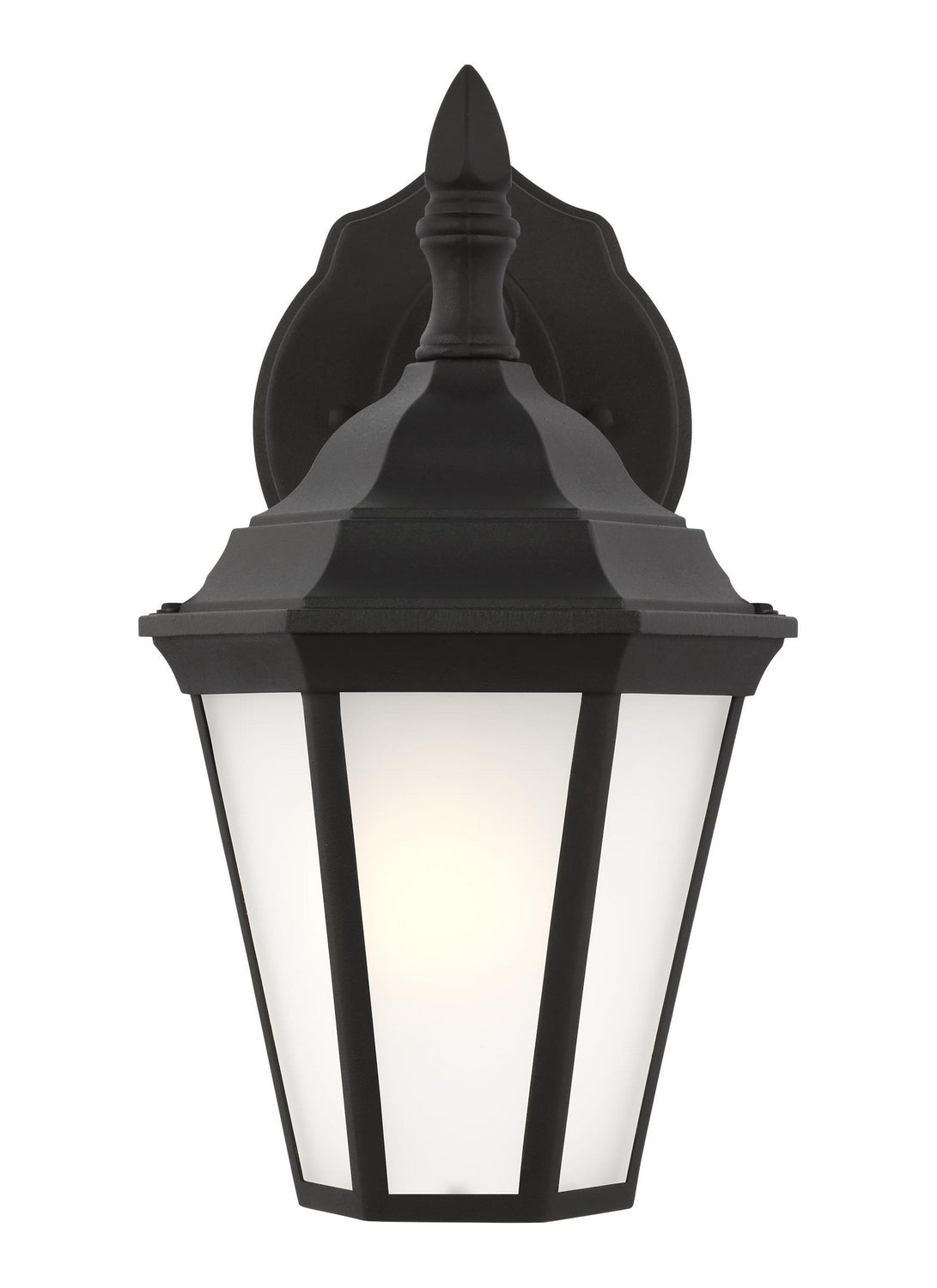 Bakersville One Light Outdoor Wall Lantern in Black