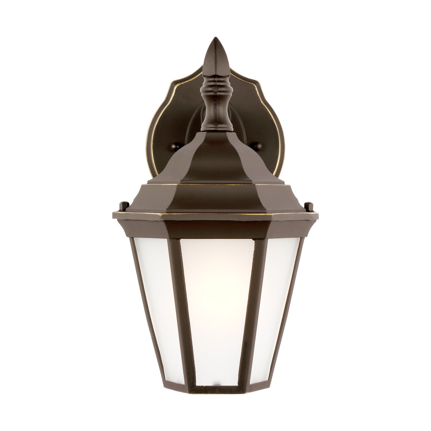 Bakersville One Light Outdoor Wall Lantern in Antique Bronze