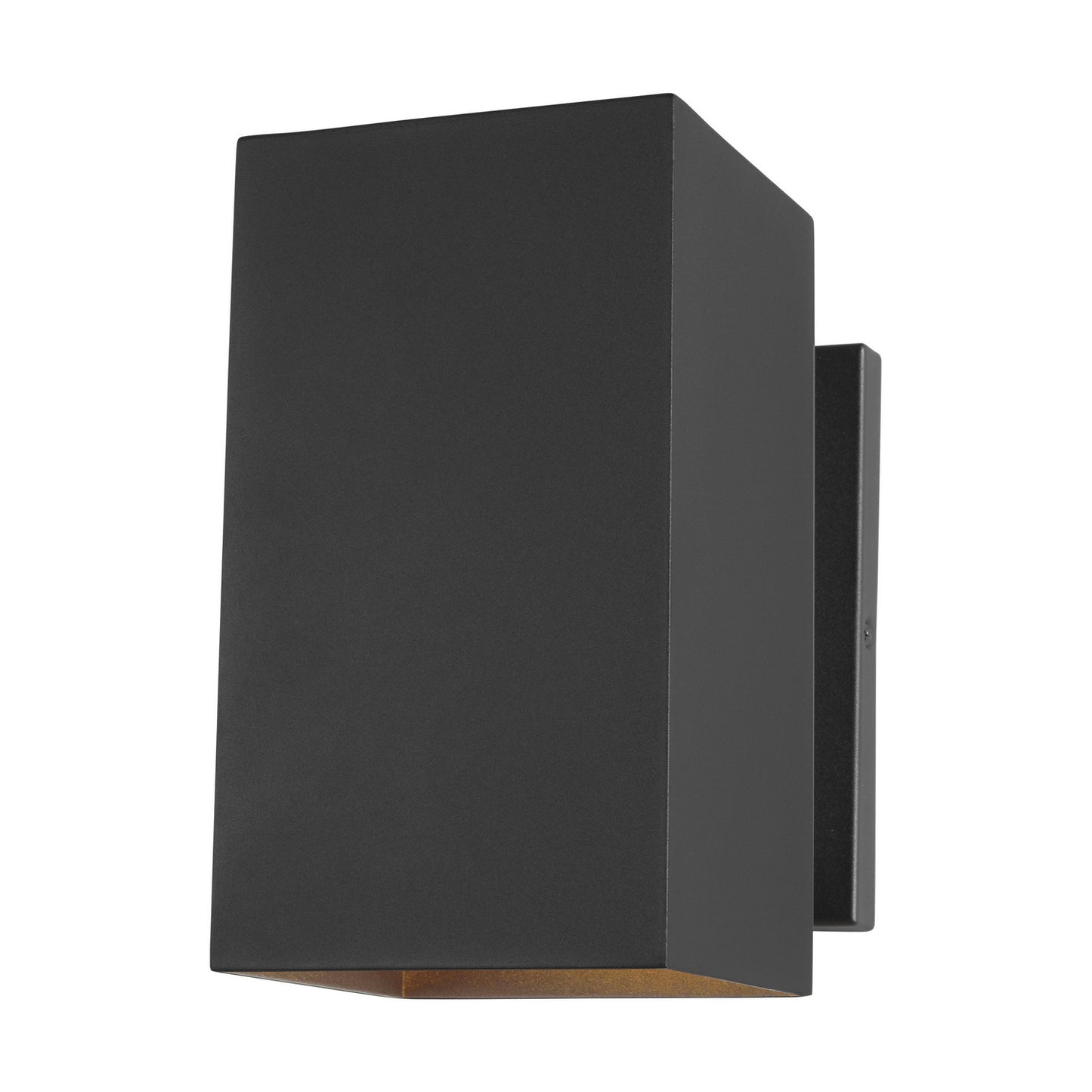 Pohl One Light Outdoor Wall Lantern in Black