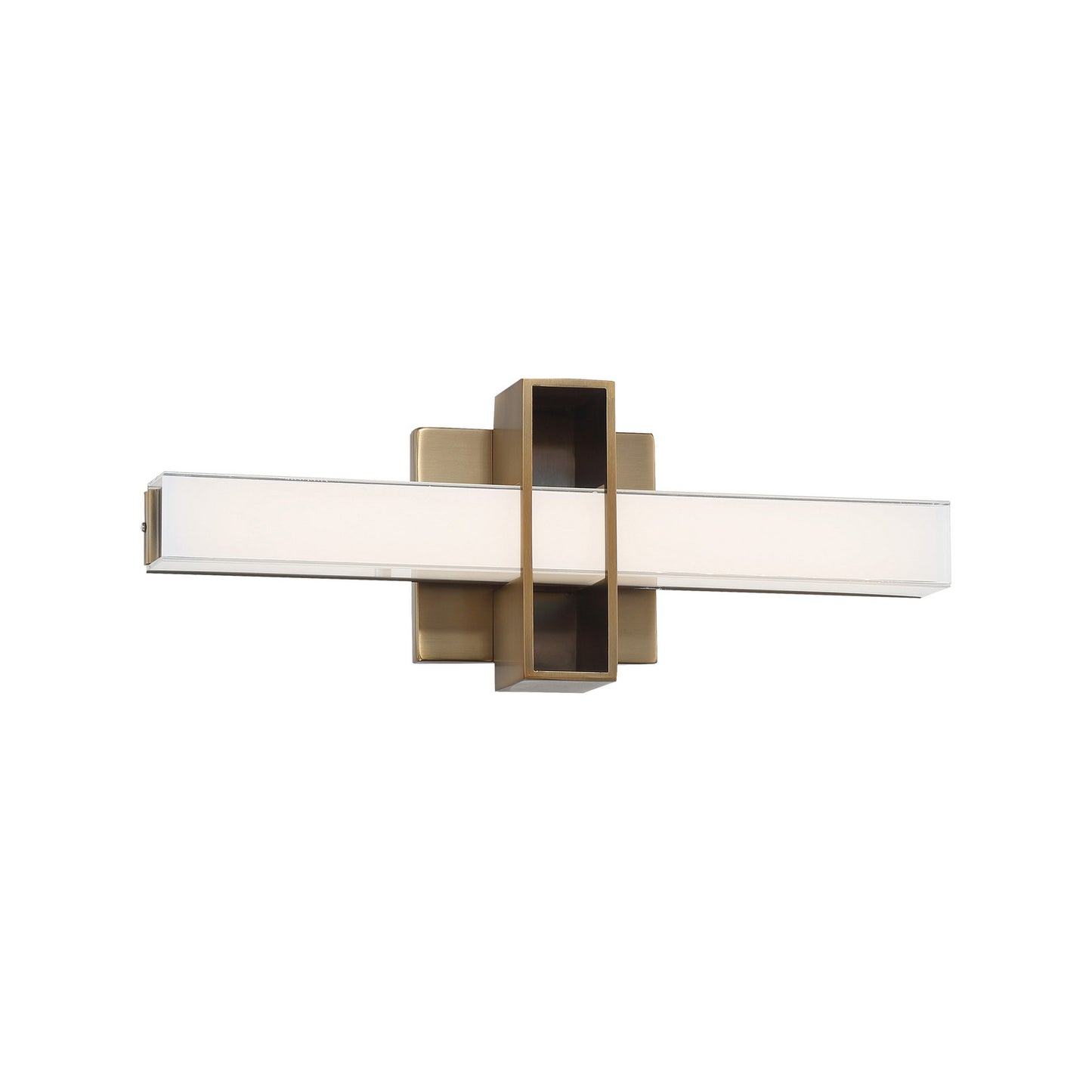 George Kovacs - P1522-575-L - LED Bath - Major - Aged Brass