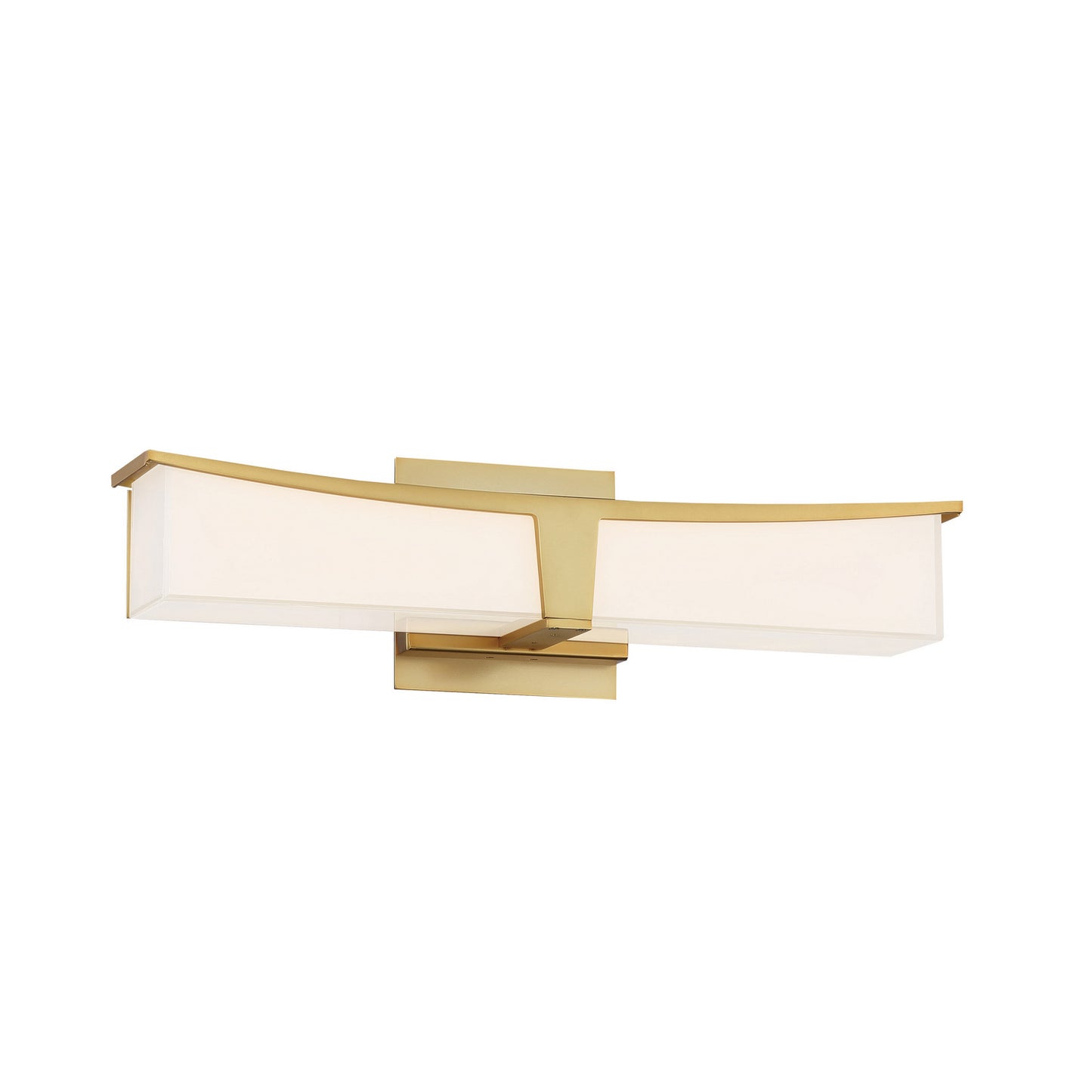 Plane LED Bath in Honey Gold