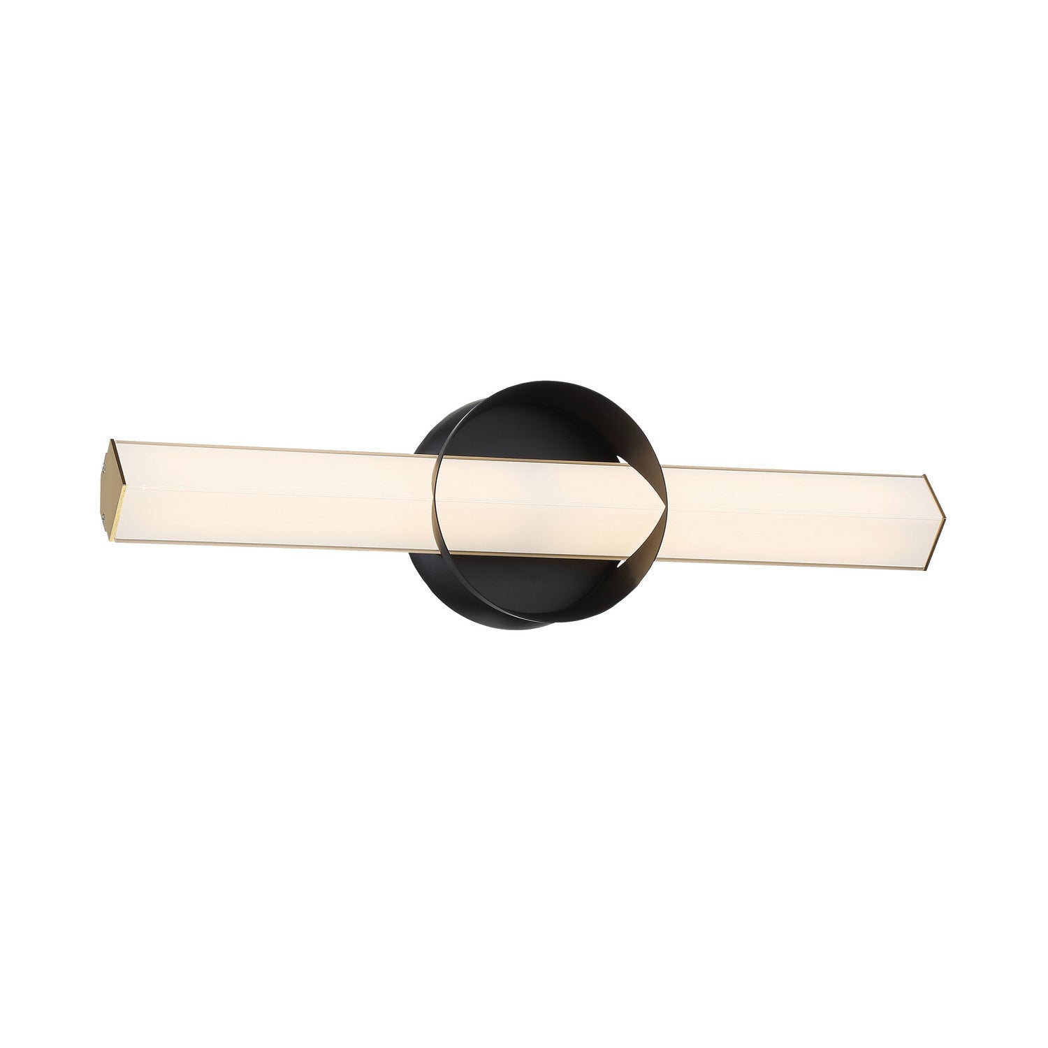 George Kovacs - P1542-688-L - LED Wall Sconce - Inner Circle - Coal and Honey Gold