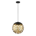George Kovacs - P934-688-L - LED Pendant - Golden Eclipse - Coal And Honey Gold