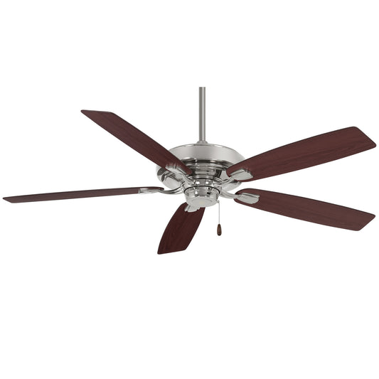 Watt 60"Ceiling Fan in Polished Nickel