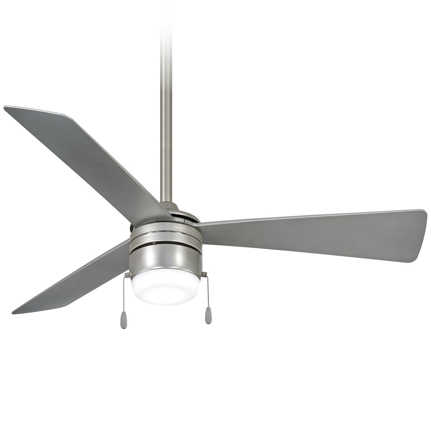 Vital 44"Ceiling Fan in Brilliant Silver With Silver Blades