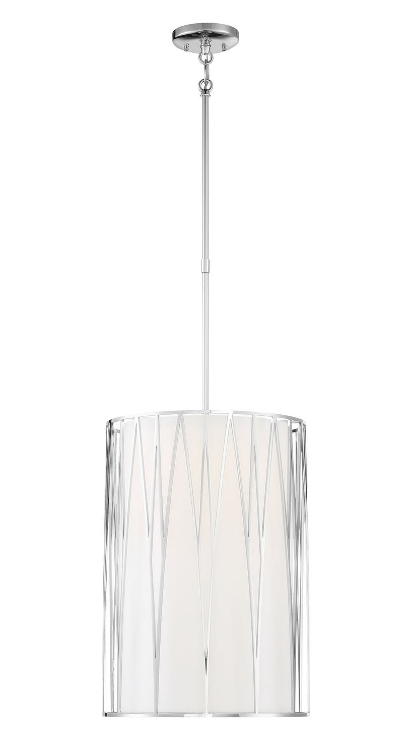 Regal Terrace LED Pendant in Polished Nickel