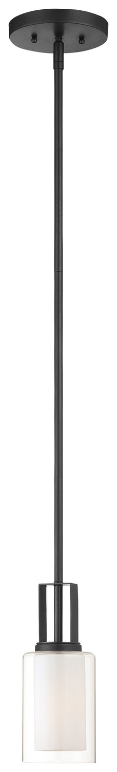 Parsons Studio One Light Mini Pendant in Sand Coal