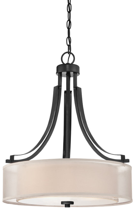 Parsons Studio Three Light Pendant in Sand Coal