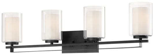 Parsons Studio Four Light Bath Bar in Sand Coal