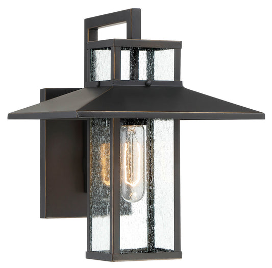 Danforth Park One Light Outdoor Wall Mount in Oil Rubbed Bronze w/Goals Highlights