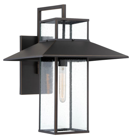 Danforth Park One Light Outdoor Wall Mount in Oil Rubbed Bronze w/Goals Highlights