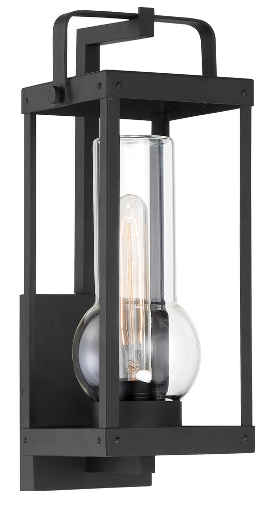 Sullivans Landing One Light Outdoor Wall Mount in Sand Coal