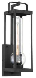 Sullivans Landing One Light Outdoor Wall Mount in Sand Coal